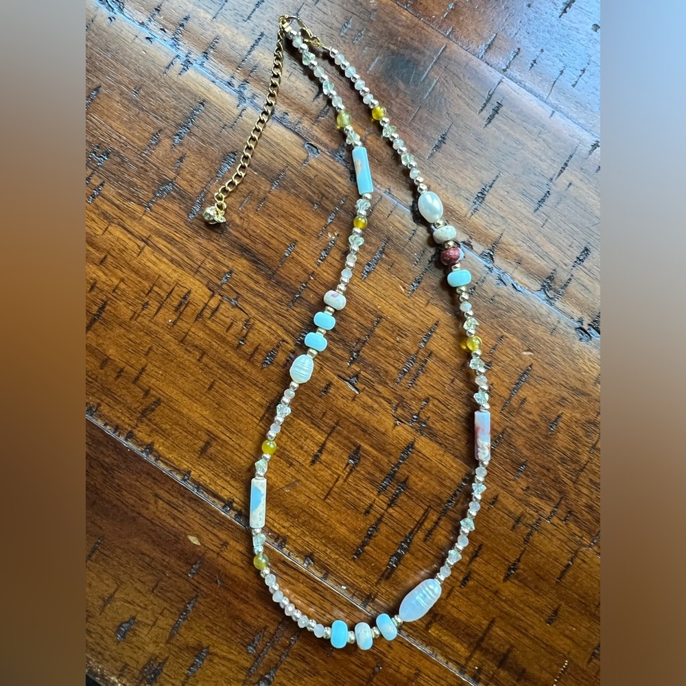 Beautiful Pearl Crystal and Shoushan Stones.